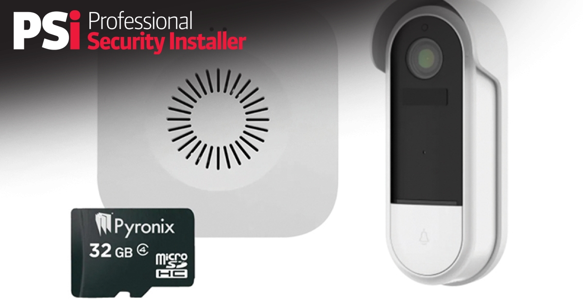 Pyronix HD 2MP WIFI Video Doorbell Camera (DOORBELL/CAM) — adk